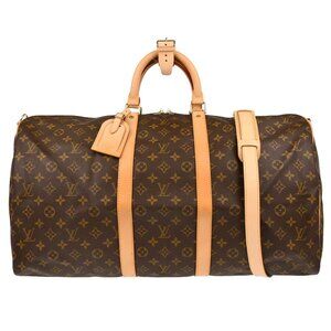Louis Vuitton Monogram Keepall Bandouliere 55 Duffle Bag M41414 TH0978 176619